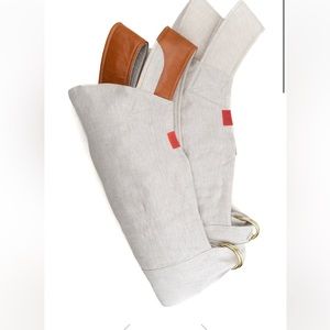 SAKURA Bloom SCOUT linen baby carrier in chambray